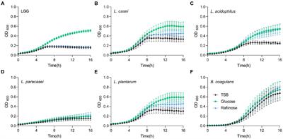 Context-dependent differences in the functional responses of Lactobacillaceae strains to fermentable sugars